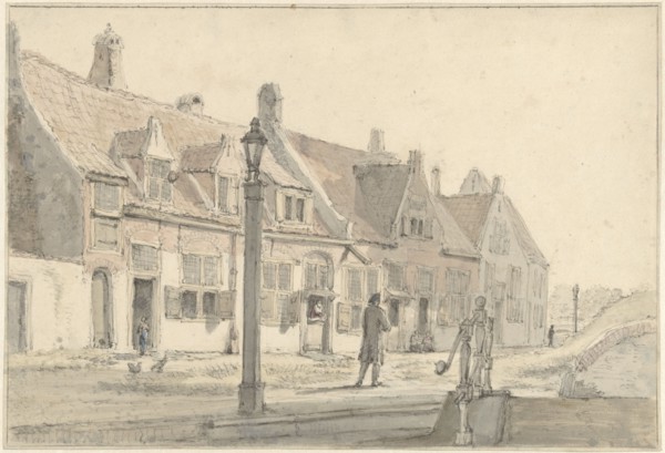 At the Koepoort in Delft, 1819. Creator: Johannes Jelgerhuis.