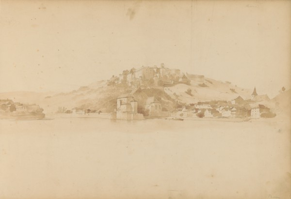View of Passau with the Veste Oberhaus on the Georgsberg, 1820-1896. Creator: Kasparus Karsen.