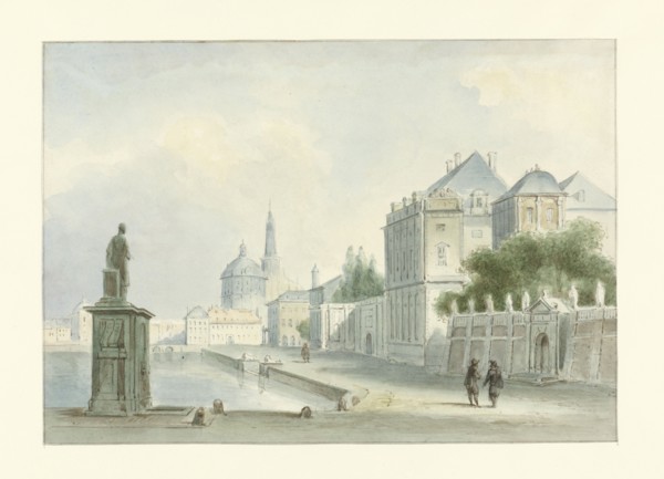 Italian cityscape, 1800-1880. Creator: Bartholomeus Johannes van Hove.