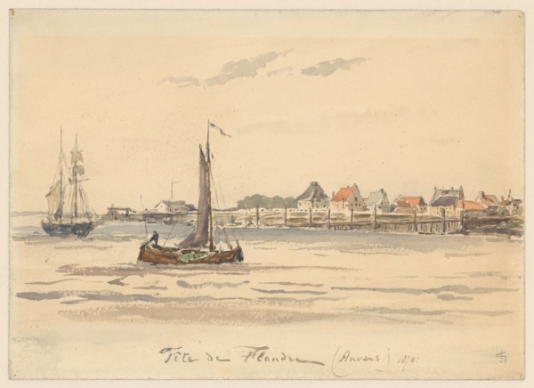 View of Antwerp, 1870. Creator: Carel Nicolaas Storm.