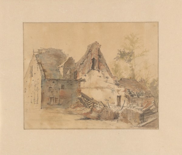Ruin of a house, 1816. Creator: Jacob de Vos.