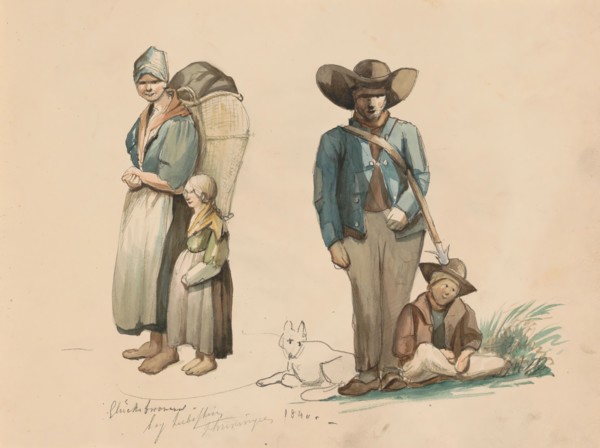 Lucky images, 1840. Creator: Johannes Tavenraat.