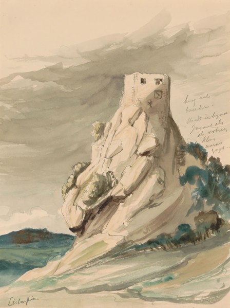 Liebenstein Castle, 1840-1845. Creator: Johannes Tavenraat.