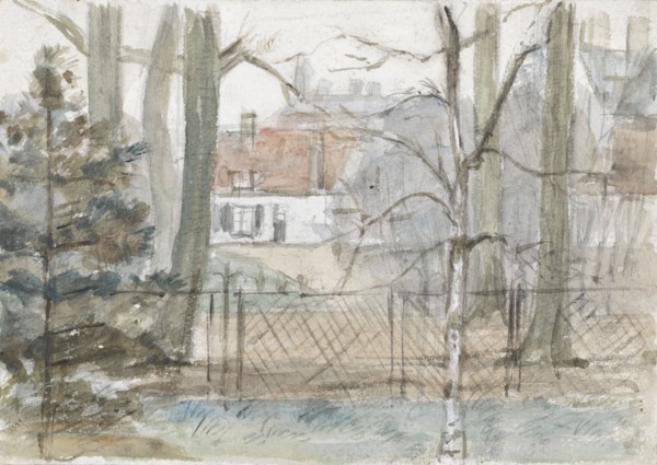 Country house and garden, 1834-1911. Creator: Jozef Israels.
