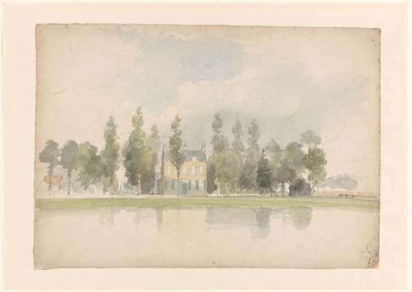 House on the Vliet in Voorburg, 1827-1897. Creator: Lodewijk Johannes Kleijn.