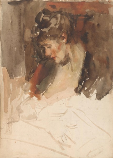The wife of Wilhelmus Johannes Steenhoff with her child at the breast, 1873-1932. Creator: Willem Steenhoff.
