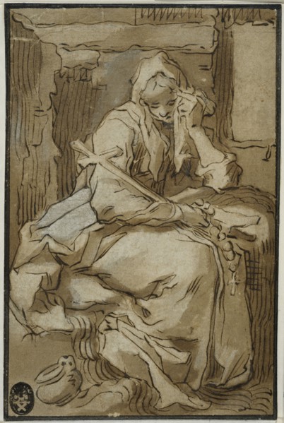 Weeping penitent. Creator: Abraham Bloemaert.