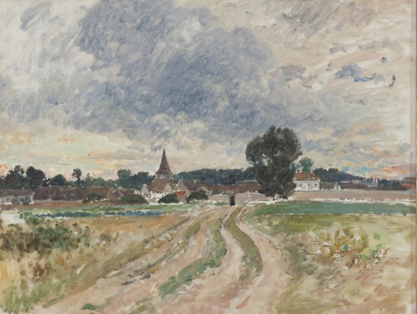 A Country Church. Study, mid-late 19th century. Creator: Alfred Wahlberg.