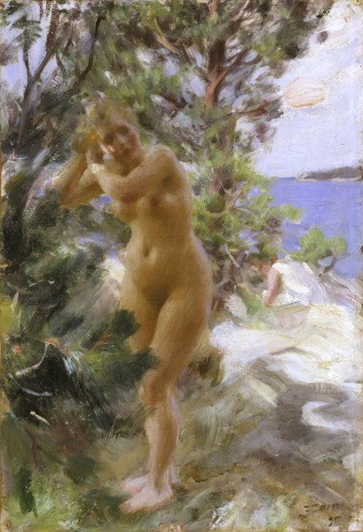 After the Bath, 1895. Creator: Anders Leonard Zorn.