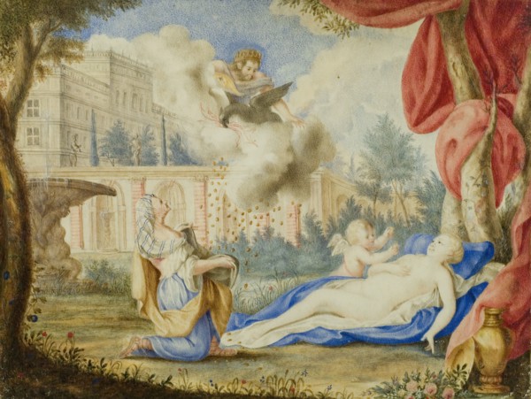 Danae and the Golden Rain, late 17th-early 18th century. Creator: Andreas von Behn.