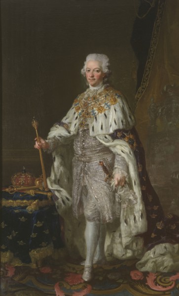 Gustav III, 1746-1792, King of Sweden, late 18th-early 19th century. Creator: Lorens Pasch the Younger.
