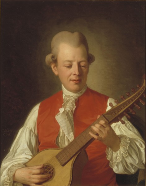 Carl Michael Bellman, 1740-1795, poet, 1779. Creator: Per Krafft the Elder.