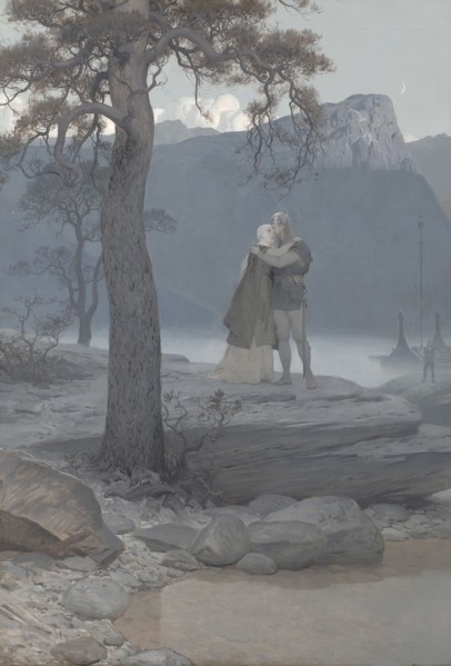 The Farewell (from Frithiof's saga), 1880s. Creator: Johan August Malmström.