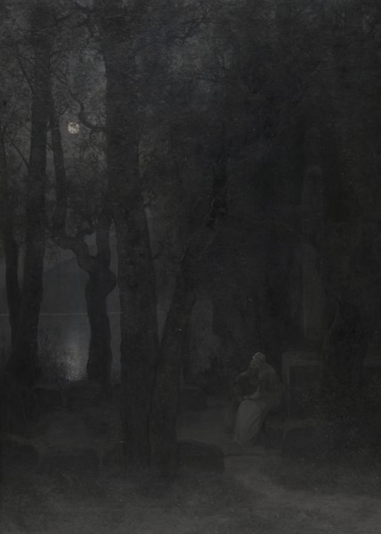Frithiof's happiness (from Frithiof's tale), 1880s. Creator: Johan August Malmström.