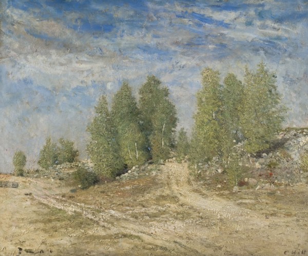 Gravel Slope, 1876. Creator: Carl Fredrik Hill.