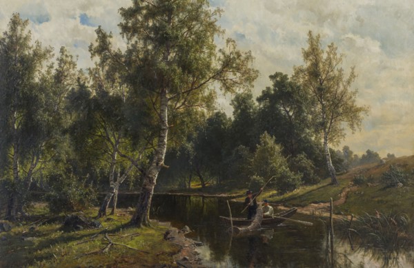 Fishing, 1879. Creator: Johan Edvard Bergh.