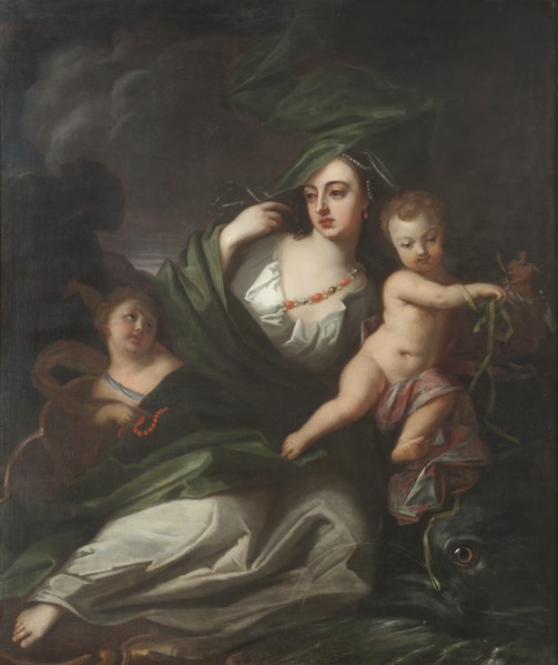 Amphitrite or Allegory of the Element Water, early-mid 18th century. Creator: Georg Engelhard Schroder.