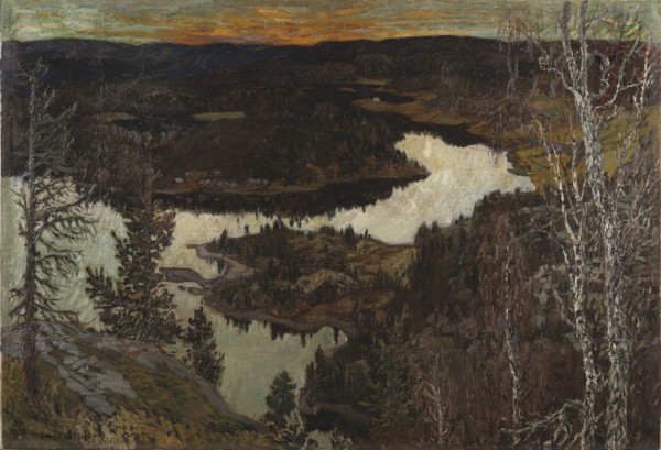 Autumn, Nordingrå, 1910. Creator: Helmer Osslund.