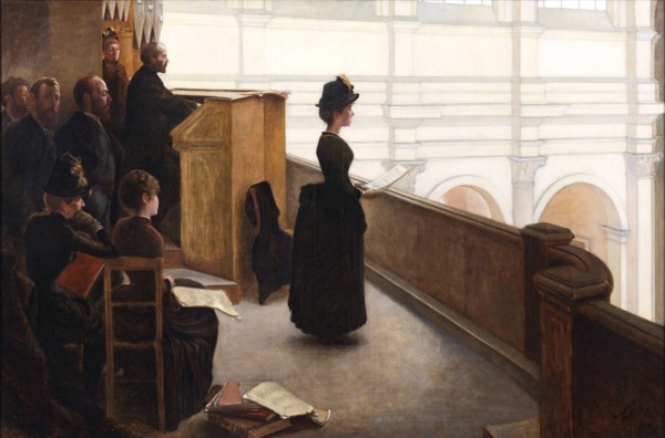The Organ Rehearsal, c.1885. Creator: Henry Lerolle.
