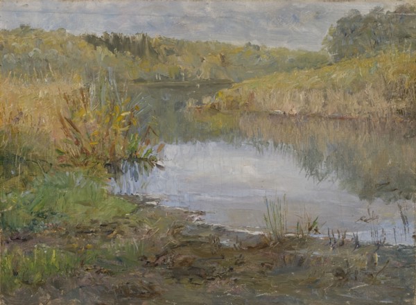 A River in France. Study. Creator: Ida Eléonora de Schulzenheim.