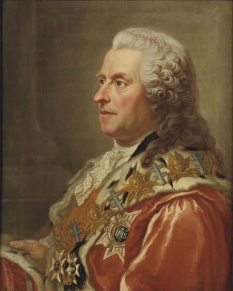Carl Gustaf Tessin, 1695-1770, count, 1761. Creator: Jakob Bjorck.