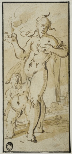 Cupid and Venus. Creator: Jan Philipsz van Bouckhorst.