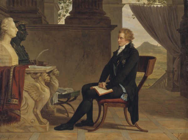 Count Gustaf Mauritz Armfelt in Florence, 1793. Creator: Louis Gauffier.