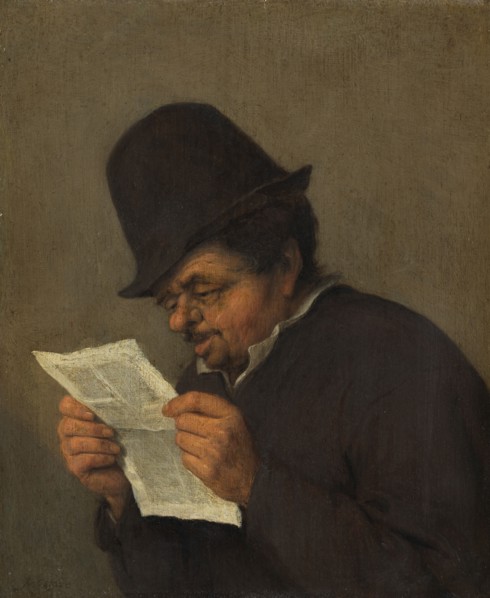 Bust of an Old Peasant Reading a Paper, after 1647. Creator: Unknown.