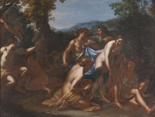 Diana and Callisto with Nymphs, c17th century. Creator: Unknown.