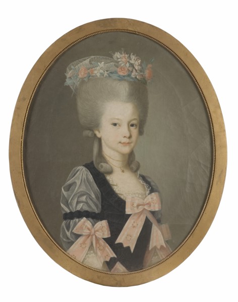 Brita Charlotta Wattrang (1775-1850), married to Baron Otto Ludvig Benedikt Wrangel..., 1791. Creator: Nils Schillmark.