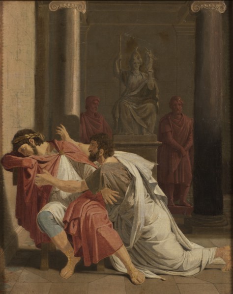 Burrhus, Nero's Tutor, Prostrating Himself before his Sovereign Lord, 1816. Creator: Otto Wallgren.