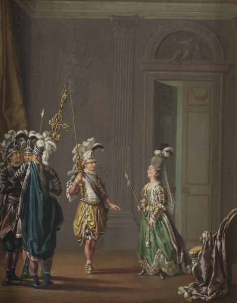 Gustav III, 1746-1792, King of Sweden and Ulrika Eleonora von Fersen, c18th century. Creator: Per Hillestrom.