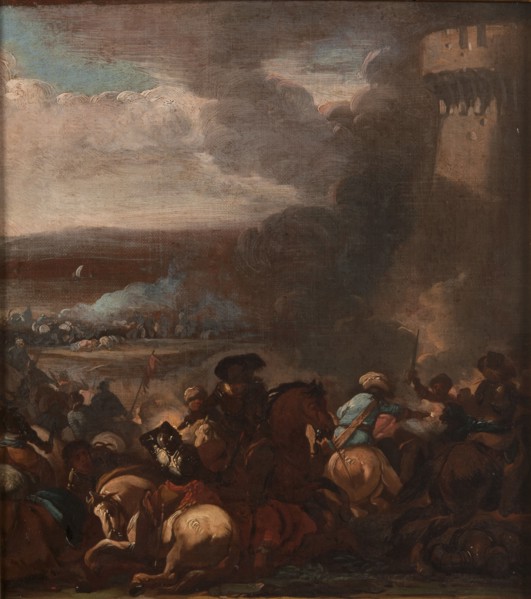 Battle Scene, 17th century. Creator: Unknown.