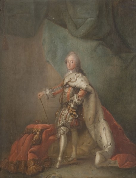 Frederick V, 1723-66, King of Denmark and Norway, mid-late 18th century. Creator: Workshop of Carl Gustaf Pilo.