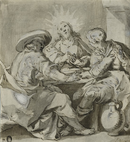 Christ in Emmaus. Creator: Unknown.