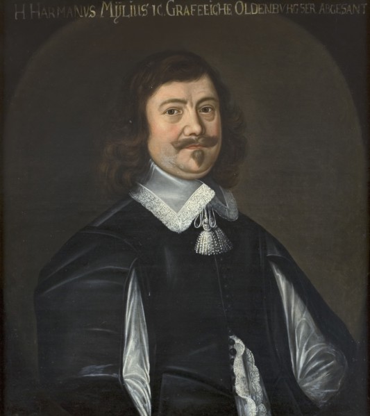 Hermann Mylius, c17th century. Creator: Anon.