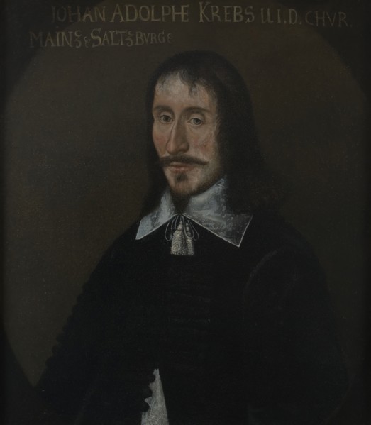 Johan Adolf Krebs, c17th century. Creator: Anon.