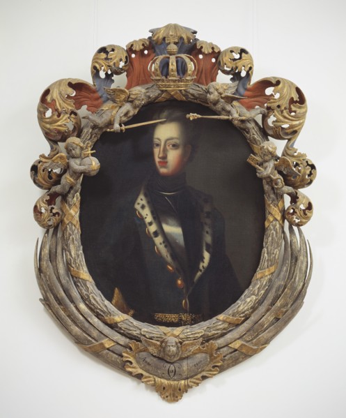 Karl XII, 1682-1718, King of Sweden, late 17th-early 18th century. Creator: Workshop of David von Krafft.