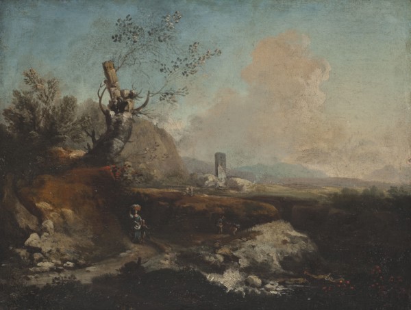 Landscape with a Tower. Creator: Alessio de Marchis.