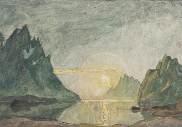 Midnight Sun. Study from North Norway. Creator: Anna Katarina Boberg.