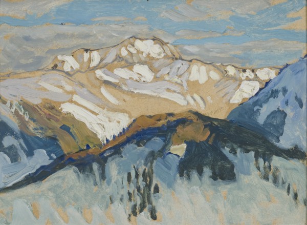 Mountains. Study from Switzerland. Creator: Anna Katarina Boberg.