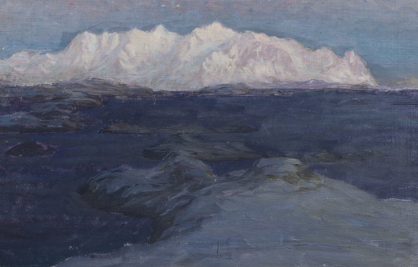 Night over Store Molla. Study from Lofoten. Creator: Anna Katarina Boberg.