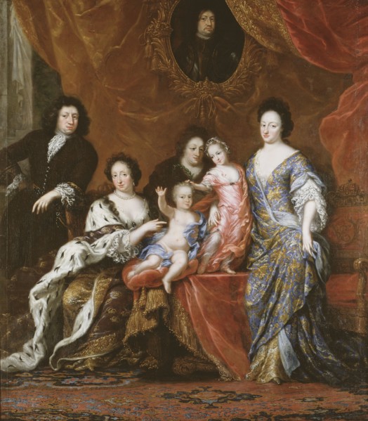 Karl XI, 1655-1697, King of Sweden with family, between 1686 and 1687. Creator: David Klocker Ehrenstrahl.
