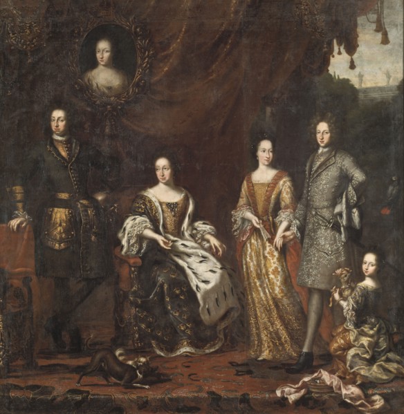 Karl XI King of Sweden with family, 1697. Creator: David Klocker Ehrenstrahl.
