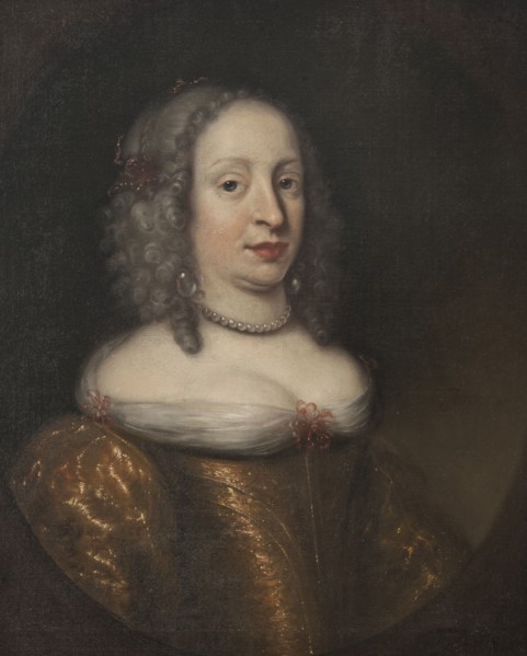 Magdalena Sibylla, 1631-1719, princess of Holstein-Gottorp, c.1651. Creator: Jurgen Ovens.