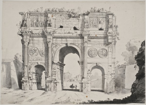 Arch of Constantine in Rome. Creator: Anon.