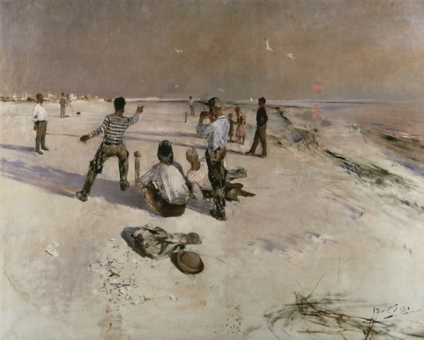 Man Warping, 1888. Creator: Bruno Liljefors.