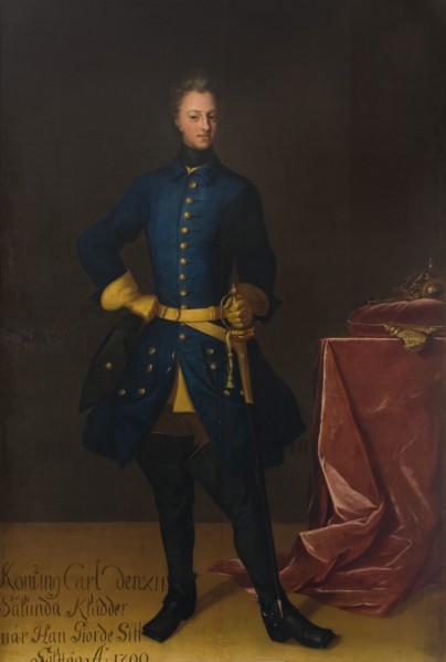 Charles XII, 1682-1718, King of Sweden, Palatine Count of Zweibrücken. Creator: David von Krafft.