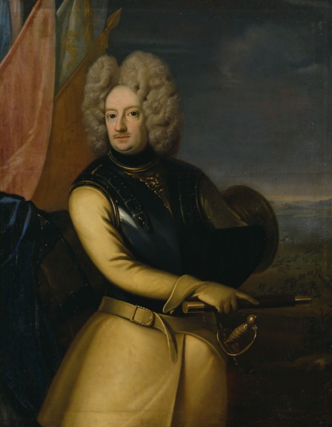 Magnus Stenbock, 1665-1717, count, field marshal, 1708. Creator: Georg Engelhard Schroder.