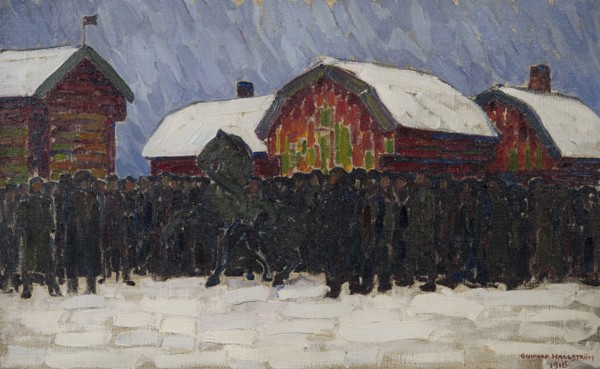 Horse-Sale, 1916. Creator: Gunnar August Hallström.
